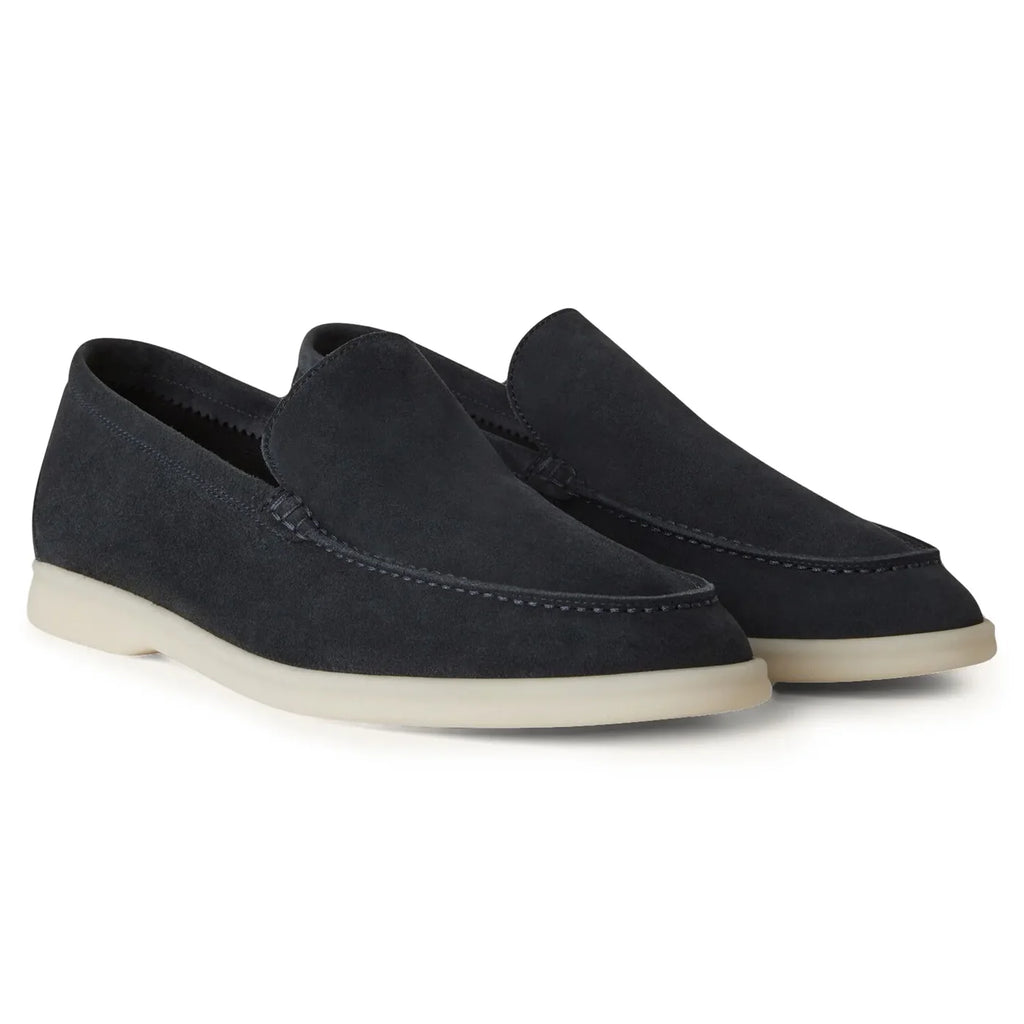 Mocassins Daim - Bleu Nuit