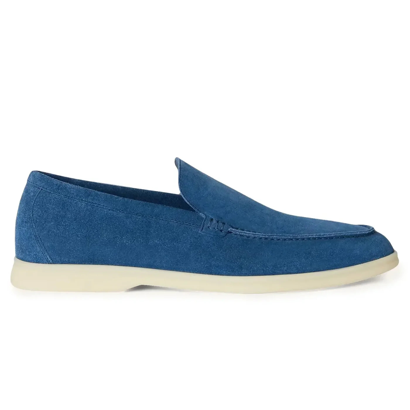 Mocassins Daim - Bleu Colbat