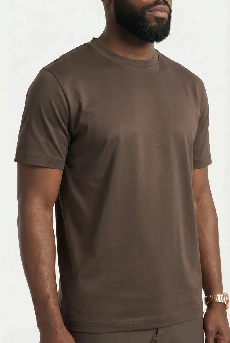 T-shirt Supreme Cotton - Brun