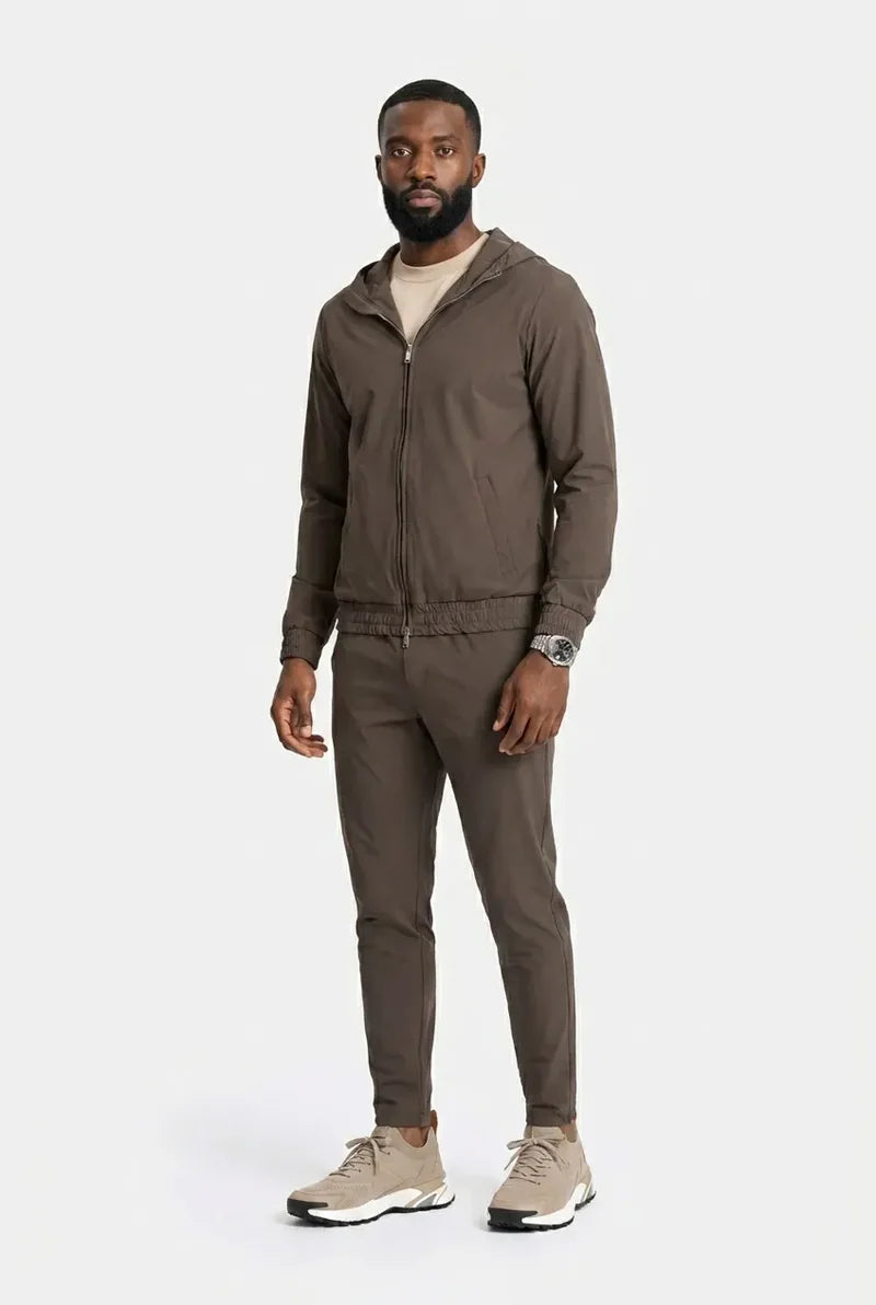 Ensemble Prestige à Capuche - Brun