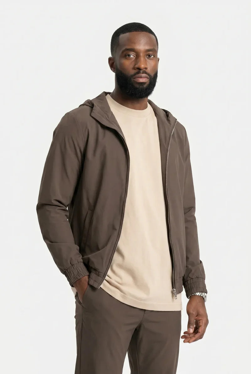 Ensemble Prestige à Capuche - Brun