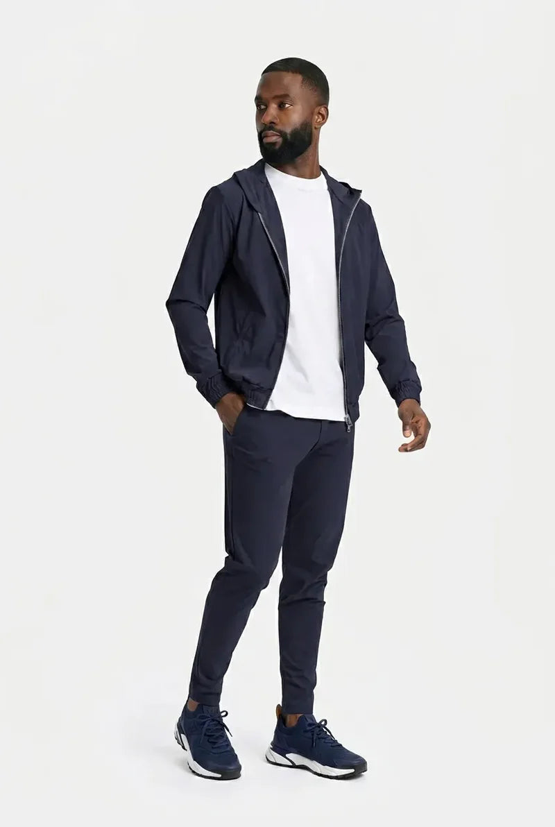 Ensemble Prestige à Capuche - Marine