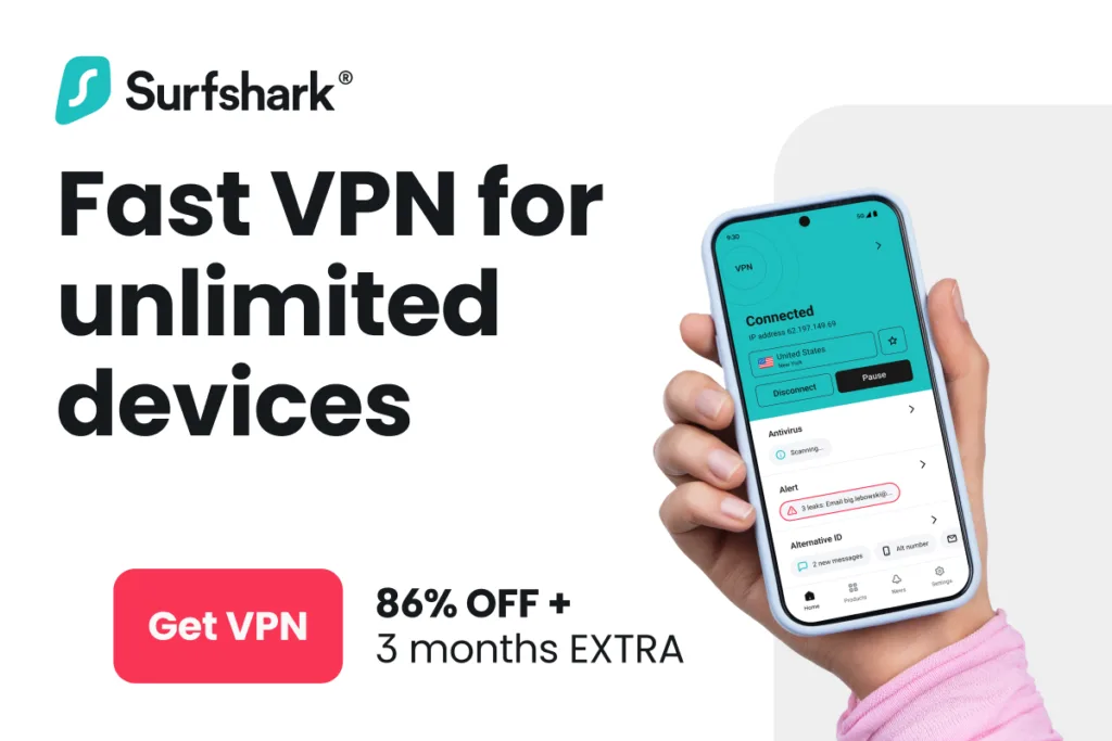 Surfshark VPN offer plan 