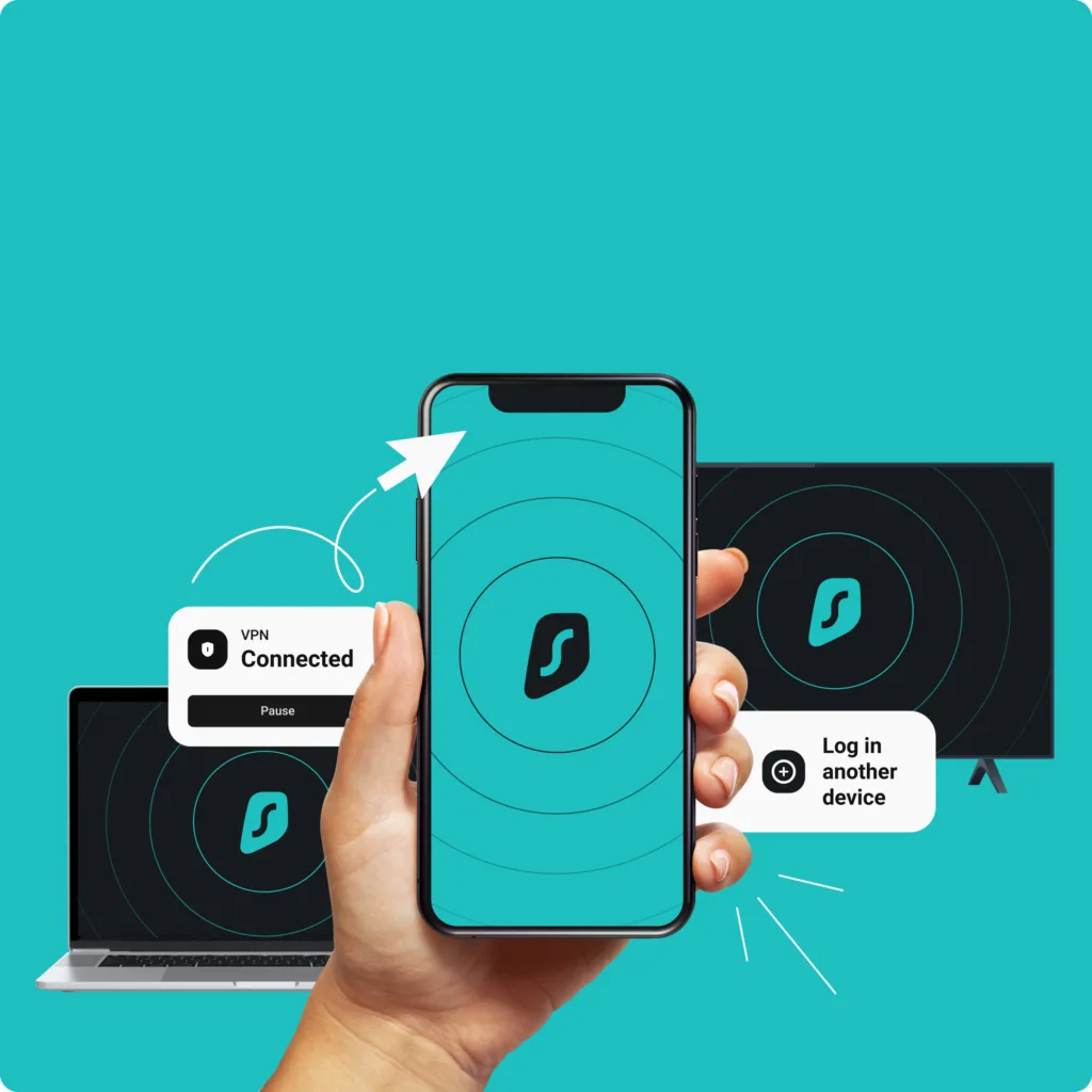 SurfsharkVPN Connected 