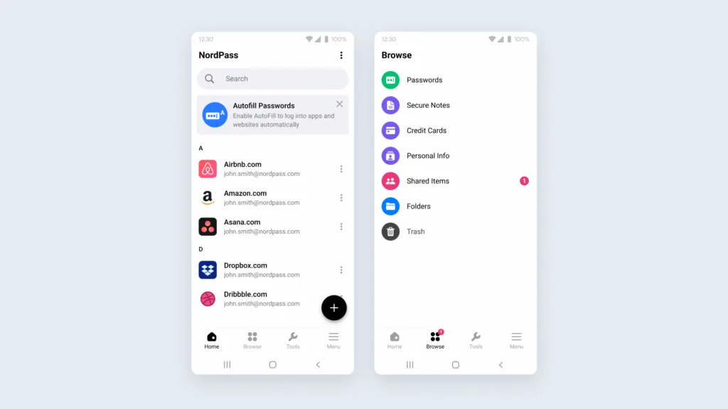 NordVPN Threat Protection dashboard showing advanced security options in 2025